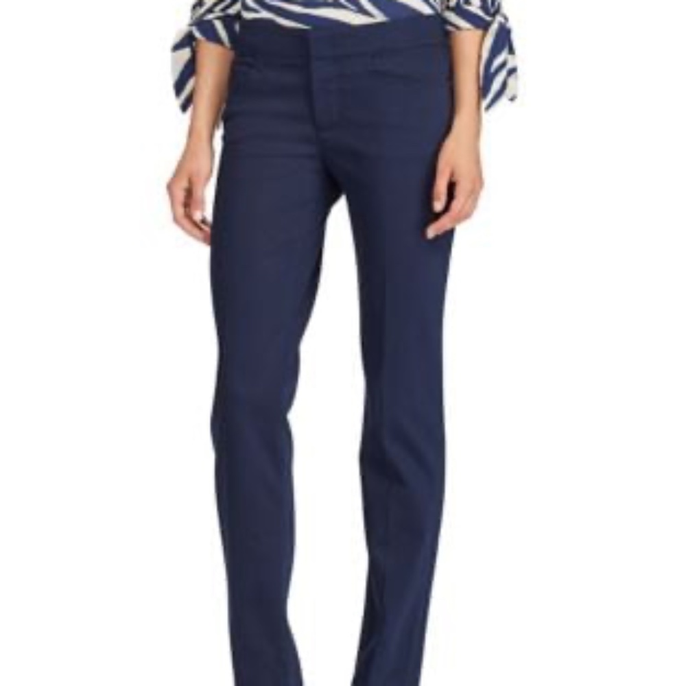 BRAND NEW women chaps stretch skinny fit navy pants size 16